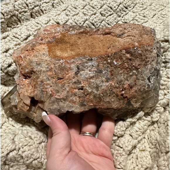 INSANE Smoky Citrine Phantom Point Cluster Nearly Five Pounds - STATEMENT PIECE - Picture 11 of 11